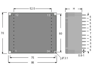 UI48 dimensioni - dimensions